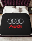 Black Audi Sherpa Blanket, Two Colors™