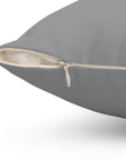 Grey Mitsubishi Spun Polyester Square Pillow™