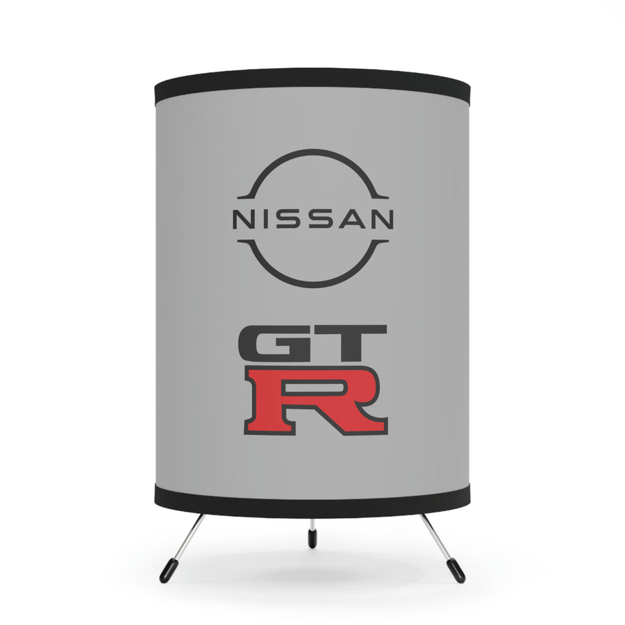 Grey Nissan GTR Tripod Lamp with High-Res Printed Shade, US\CA plug™