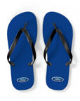 Unisex Dark Blue Ford Flip Flops™