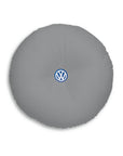 Grey Volkswagen Tufted Floor Pillow, Round™