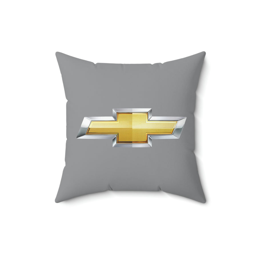 Grey Chevrolet Spun Polyester Square Pillow™