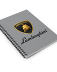 Grey Lamborghini Spiral Notebook - Ruled Line™