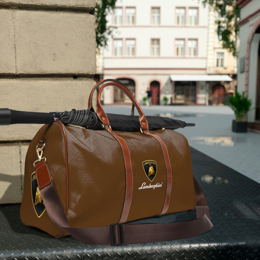 Brown Lamborghini Waterproof Travel Bag™