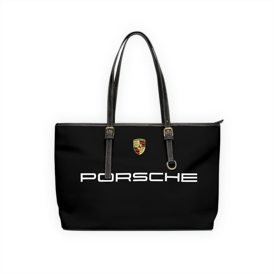 Black Leather Shoulder Porsche Bag™