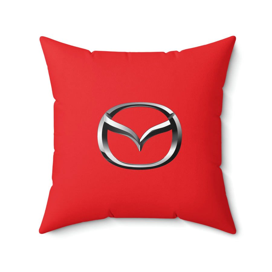 Red Mazda Spun Polyester Square Pillow™