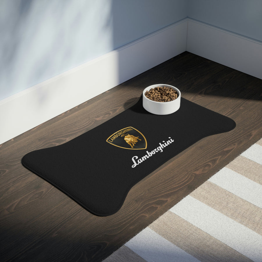 Black Lamborghini Pet Feeding Mats™