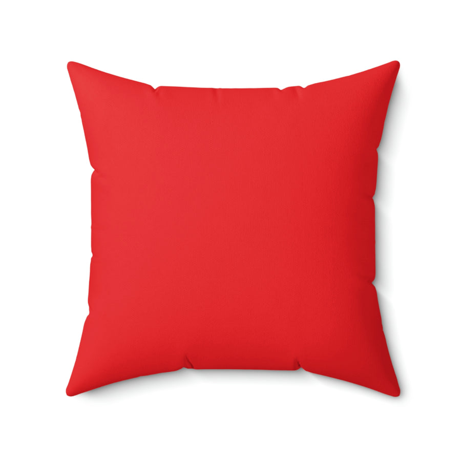 Red Volkswagen Spun Polyester Square Pillow™