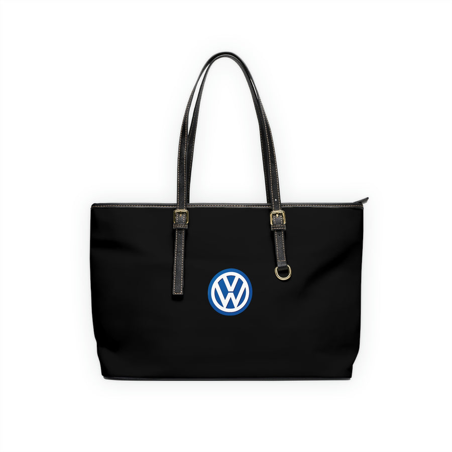 Black Volkswagen Leather Shoulder Bag™