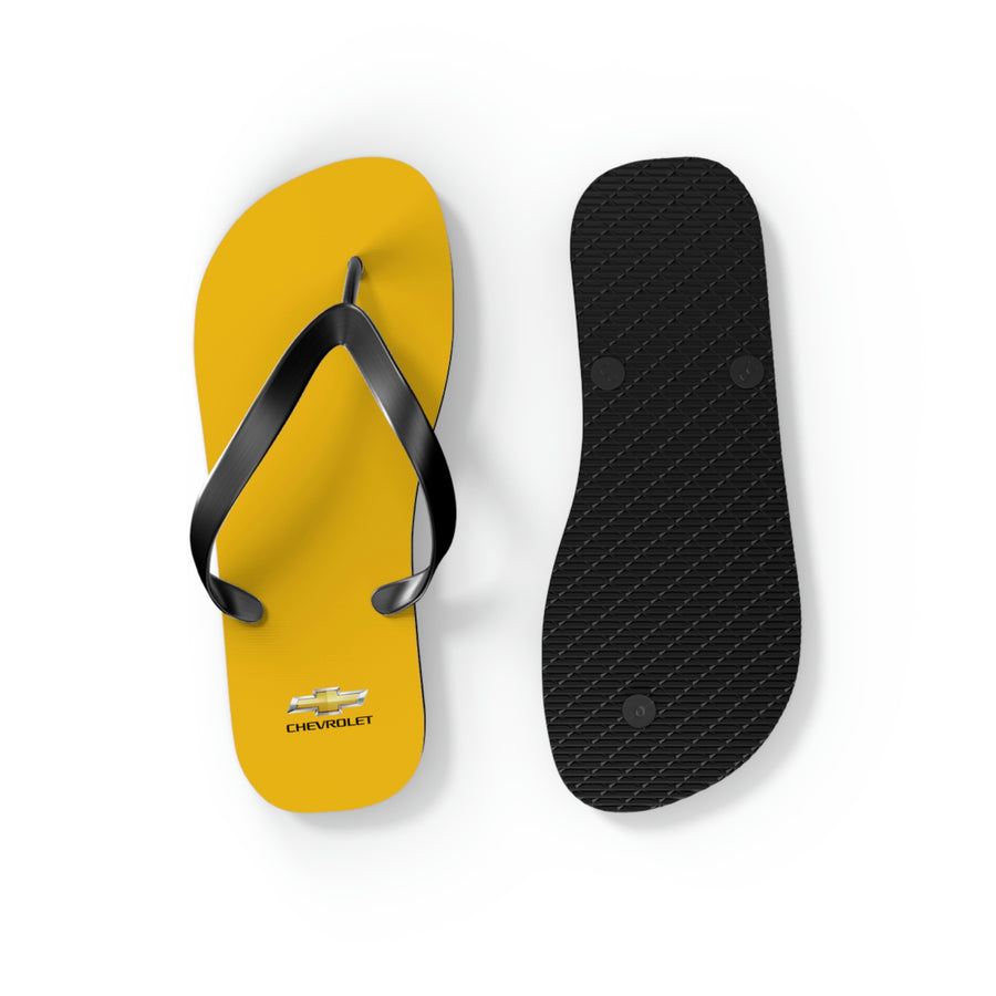 Unisex Yellow Chevrolet Flip Flops™