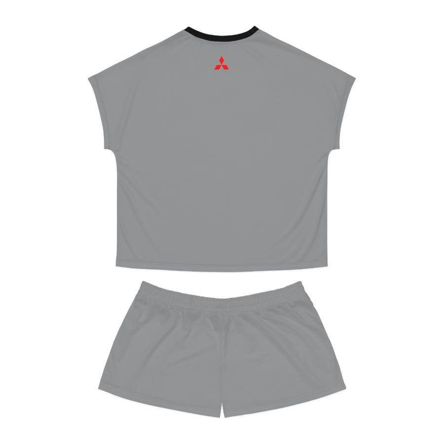 Women's Grey Mitsubishi Short Pajama Set™