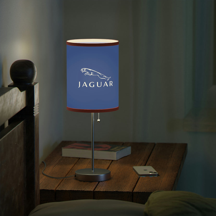 Dark Blue Jaguar Lamp on a Stand, US|CA plug™