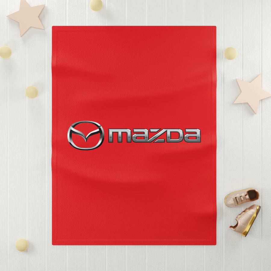 Red Mazda Soft Fleece Baby Blanket™