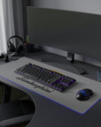 Grey Lamborghini LED Gaming Mouse Pad™