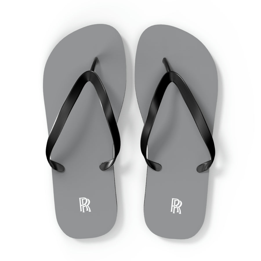 Unisex Grey Rolls Royce Flip Flops™