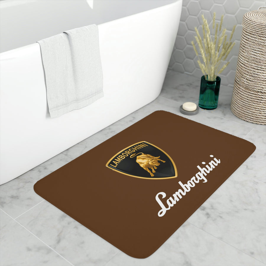 Brown Lamborghini Memory Foam Bathmat™