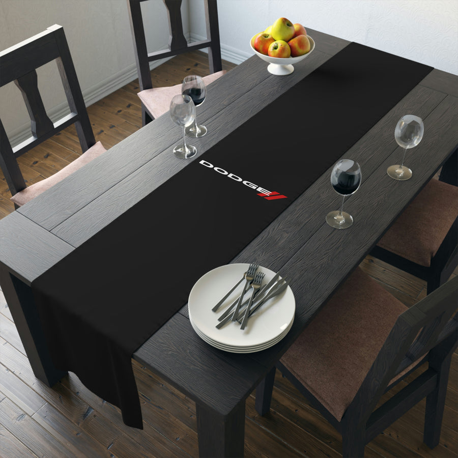 Black Dodge Table Runner (Cotton, Poly)™