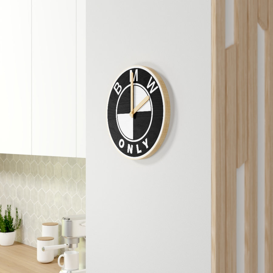 Wooden Wall BMW Clock™