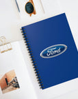 Dark Blue Ford Spiral Notebook - Ruled Line™