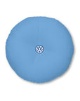 Light Blue Volkswagen Tufted Floor Pillow, Round™