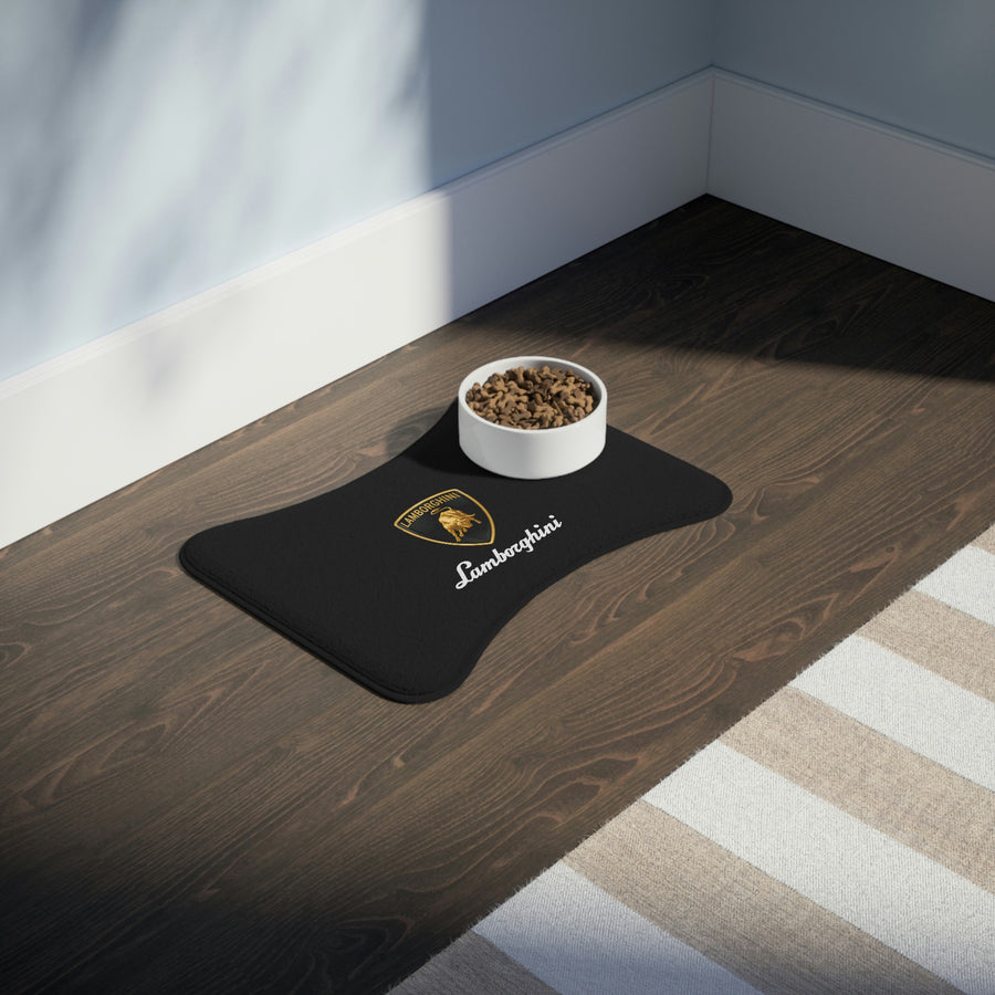 Black Lamborghini Pet Feeding Mats™