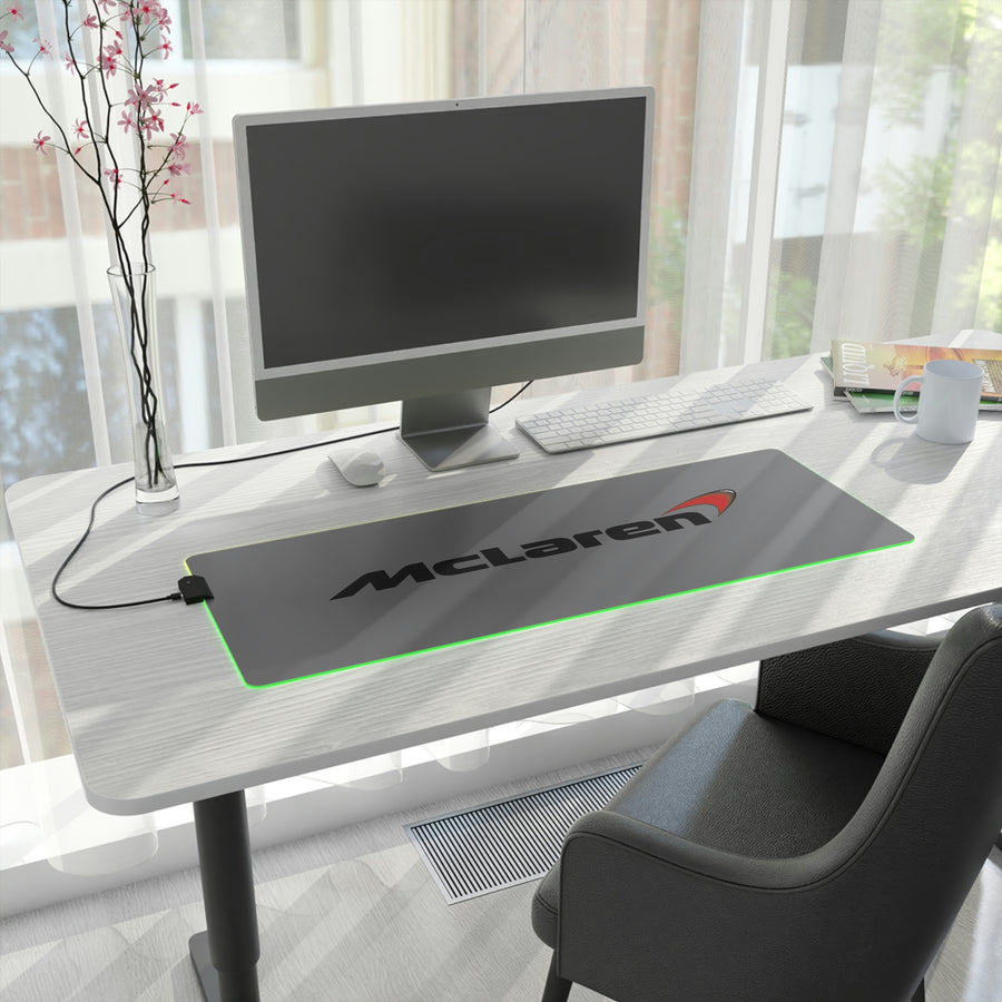 Grey McLaren LED Gaming Mouse Pad™