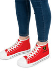 Women's Red Lamborghini High Top Sneakers™