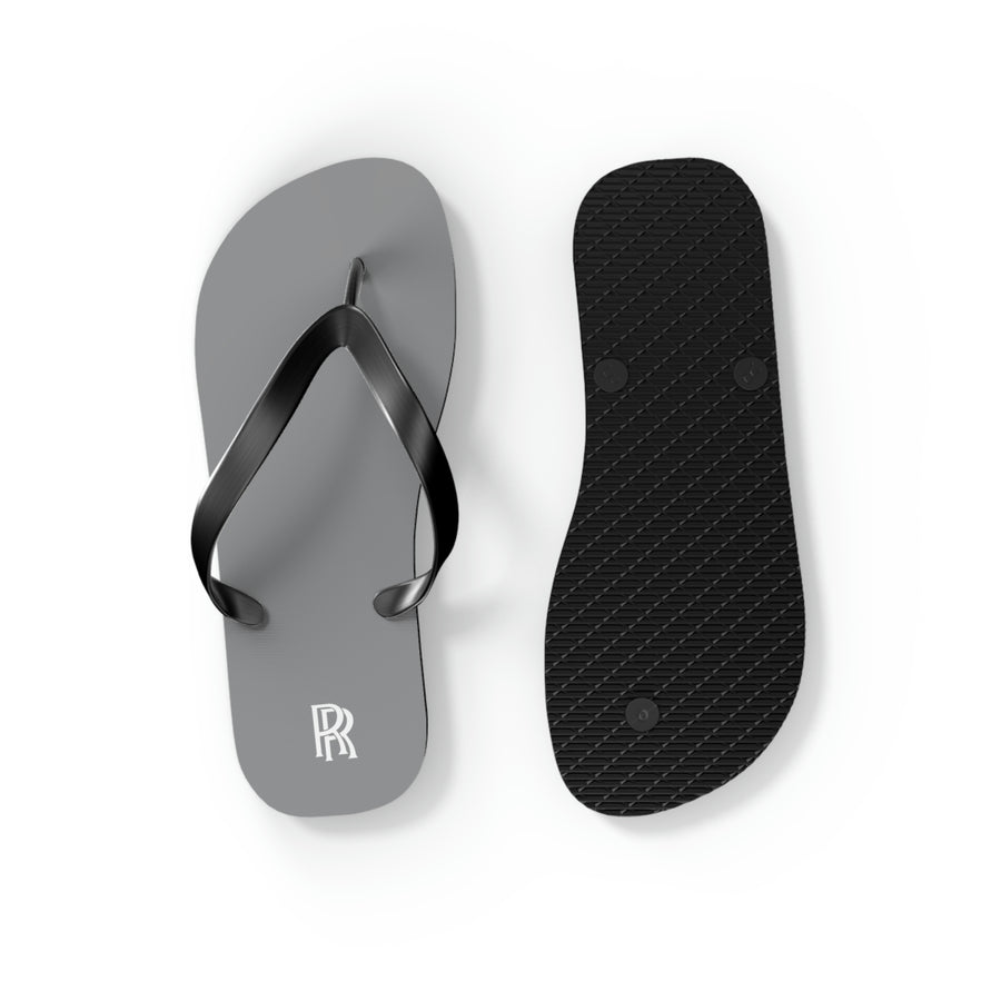 Unisex Grey Rolls Royce Flip Flops™