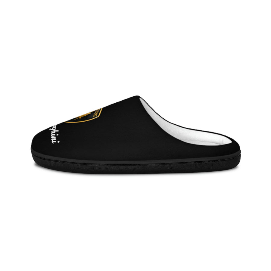 Unisex Black Lamborghini Indoor Slippers™