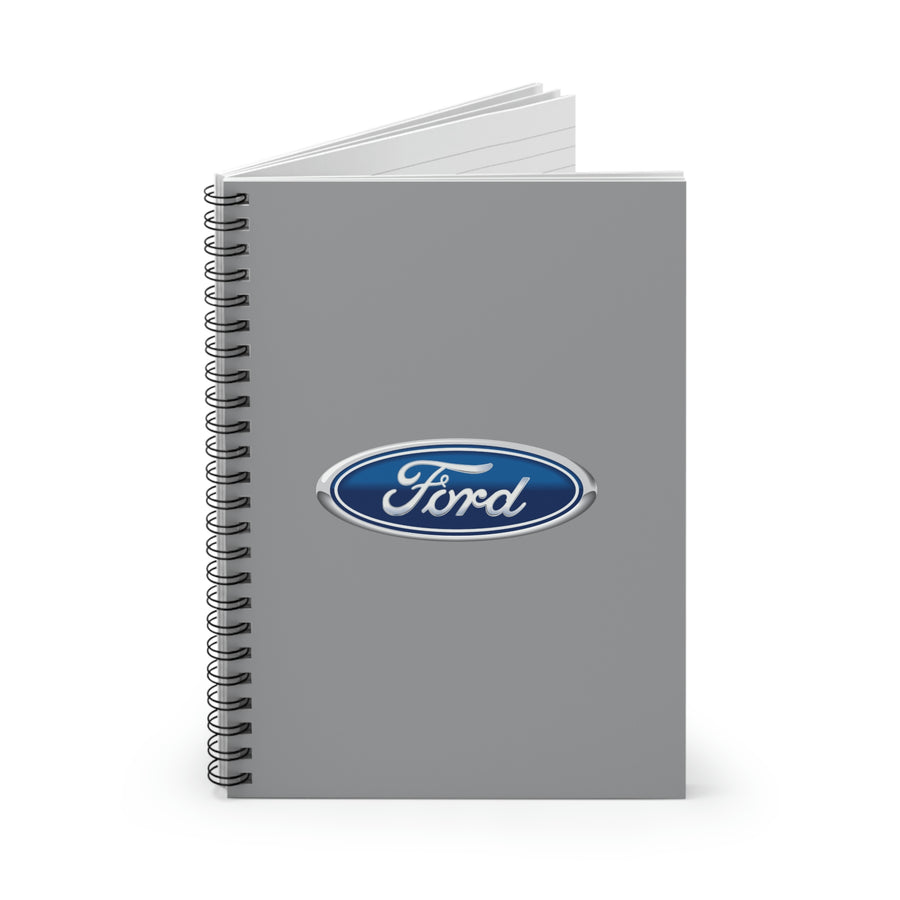 Grey Ford Spiral Notebook - Ruled Line™