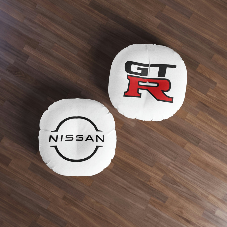 Nissan GTR Tufted Floor Pillow, Round™