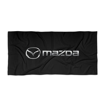 Black Mazda Beach Towel™