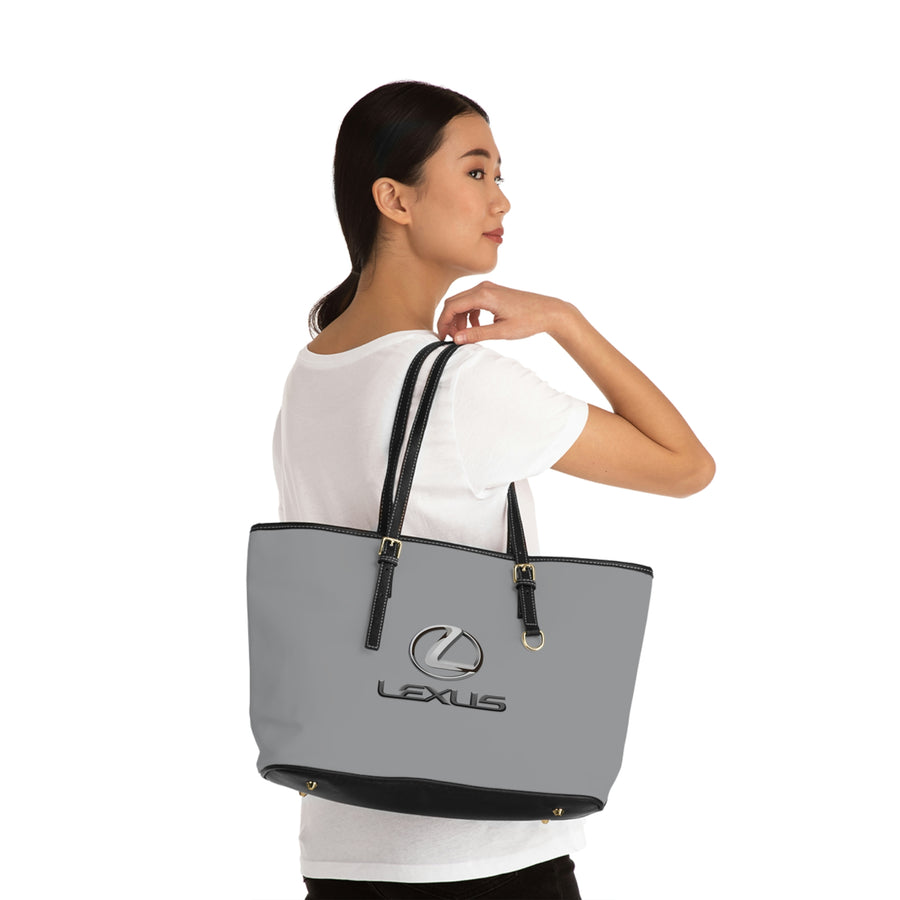 Grey Lexus Leather Shoulder Bag™