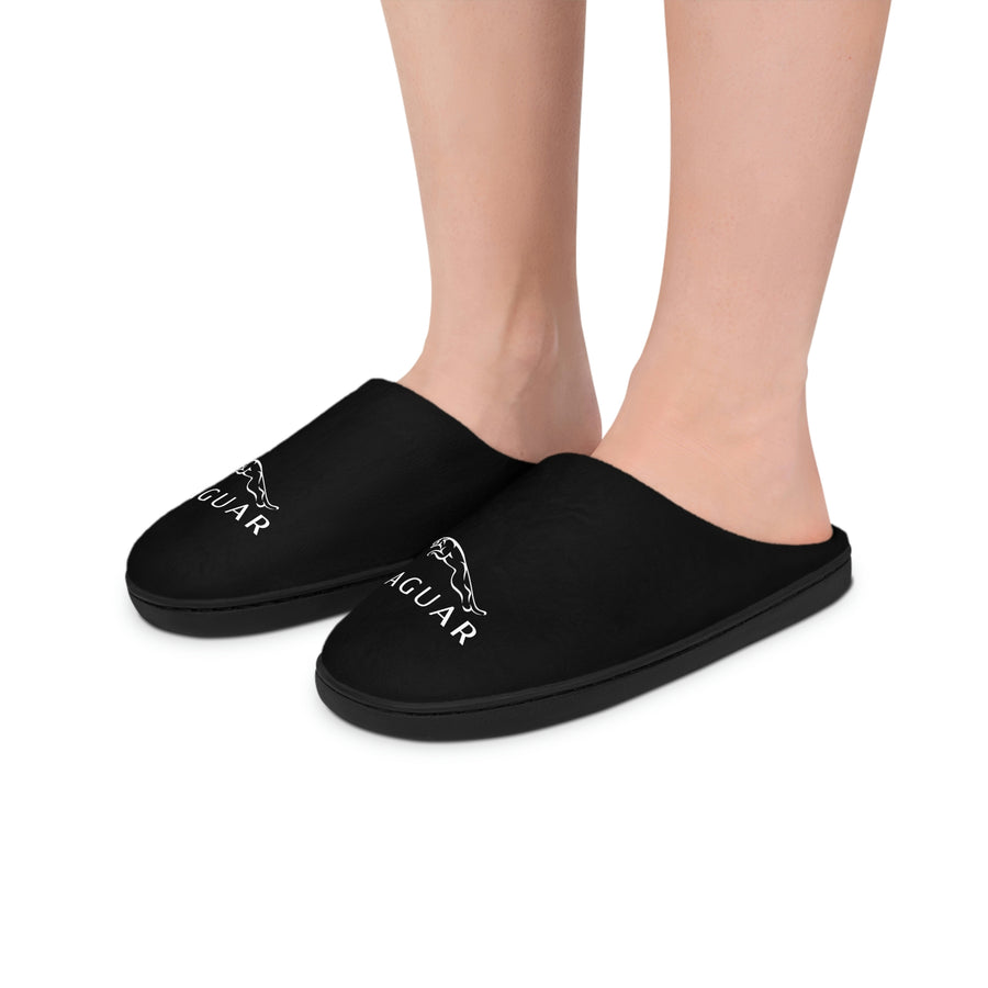Unisex Black Jaguar Indoor Slippers™