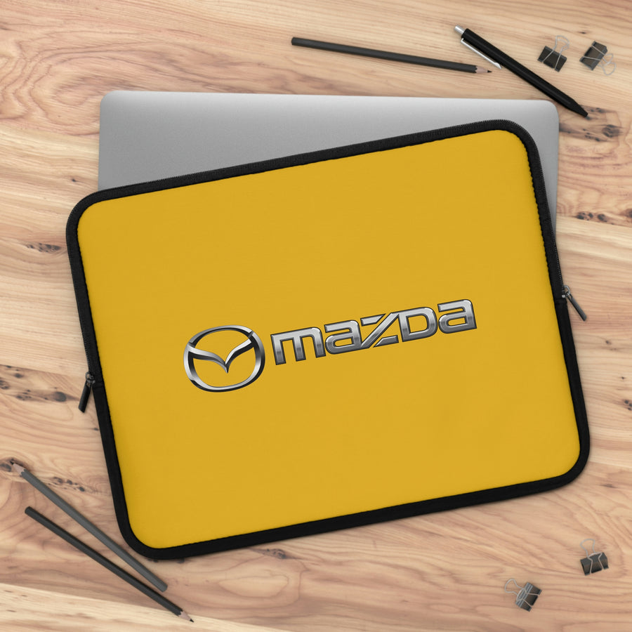 Yellow Mazda Laptop Sleeve™