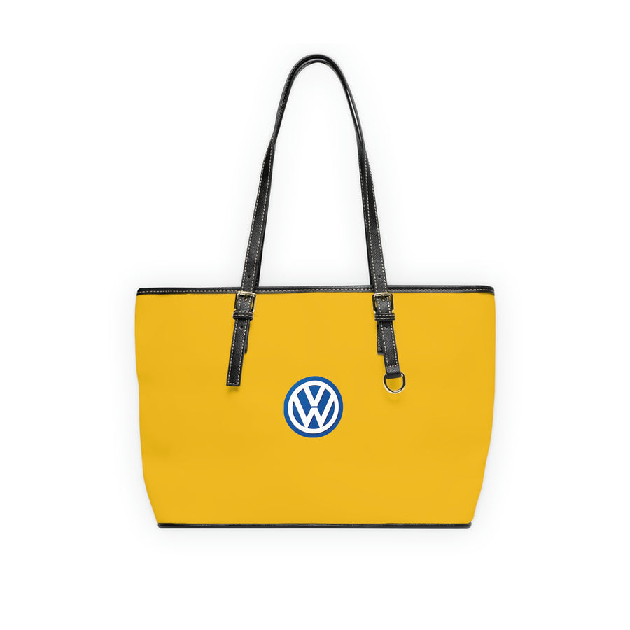 Yellow Volkswagen Leather Shoulder Bag™