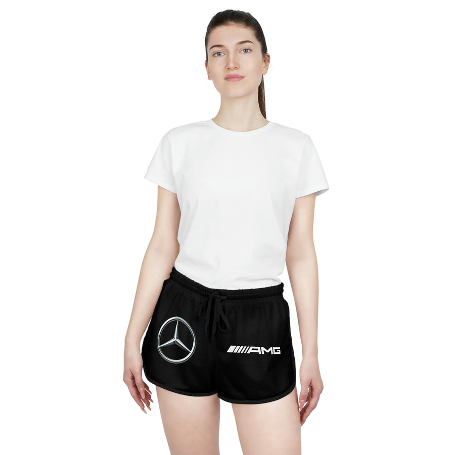 Women's Black Mercedes Relaxed Shorts™