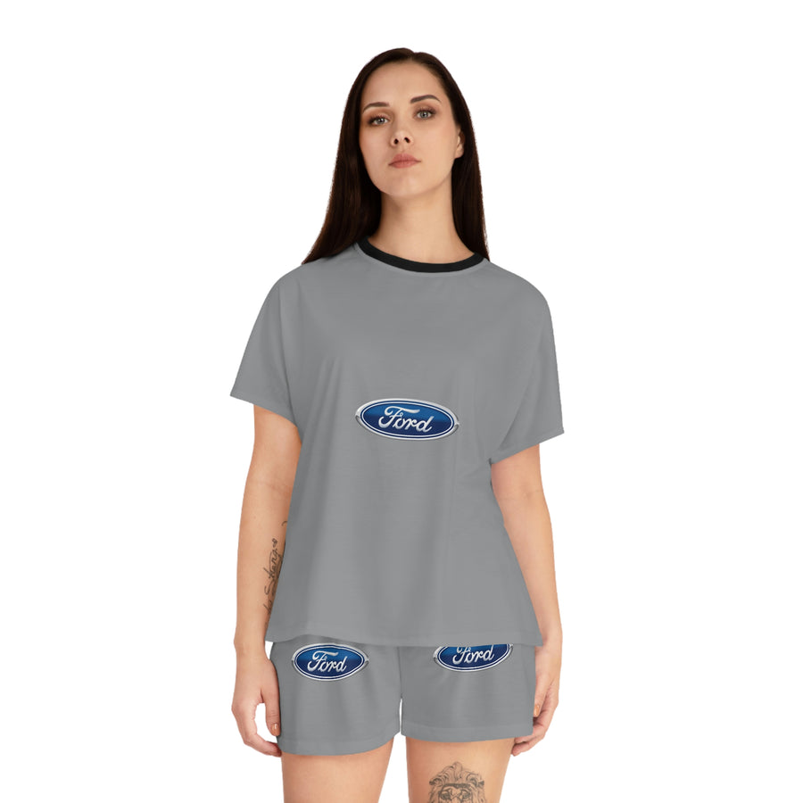 Women's Grey Ford Short Pajama Set™