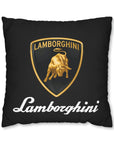 Black Lamborghini Spun Polyester pillowcase™