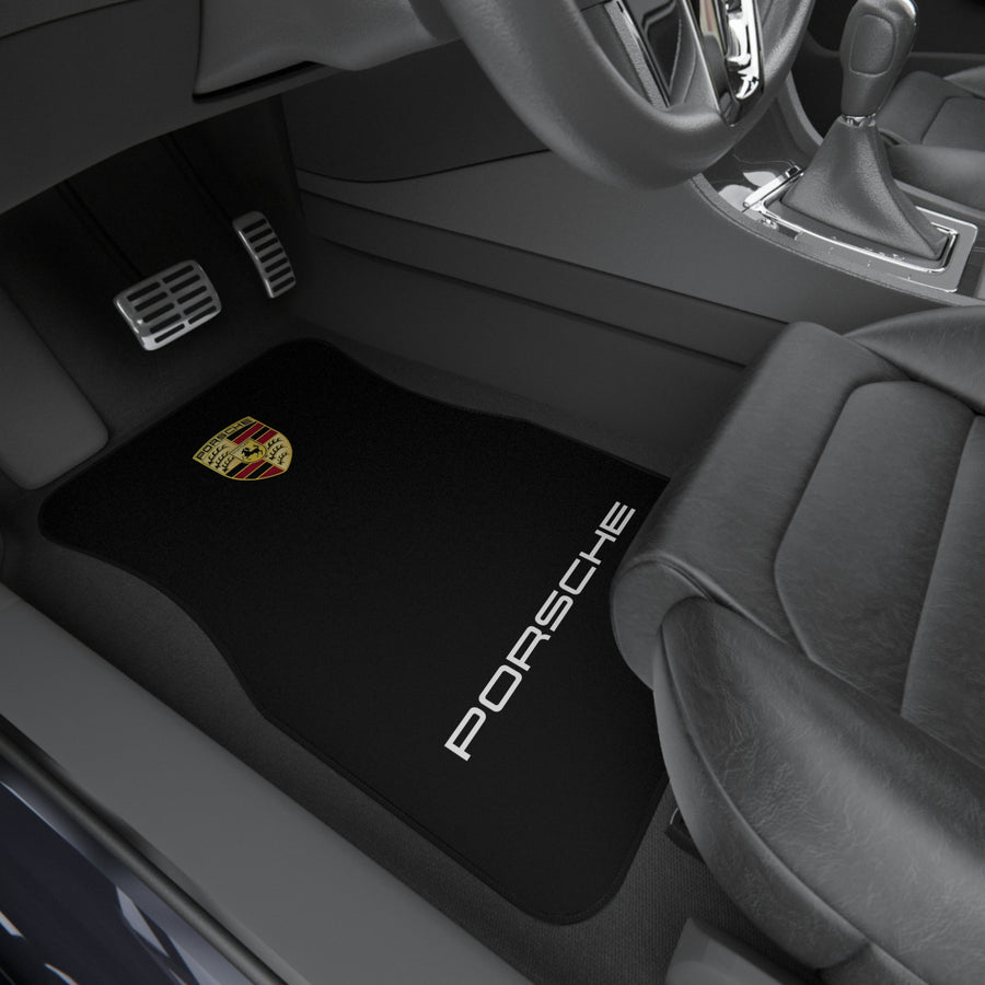 Porsche Black Car Mats (Set of 4)™