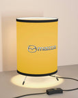 Yellow Mazda Tripod Lamp with High-Res Printed Shade, US\CA plug™