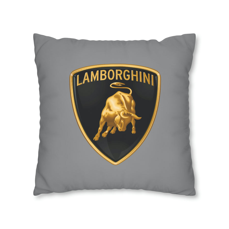 Grey Lamborghini Spun Polyester pillowcase™