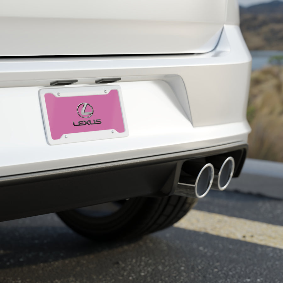 Light Pink Lexus License Plate™