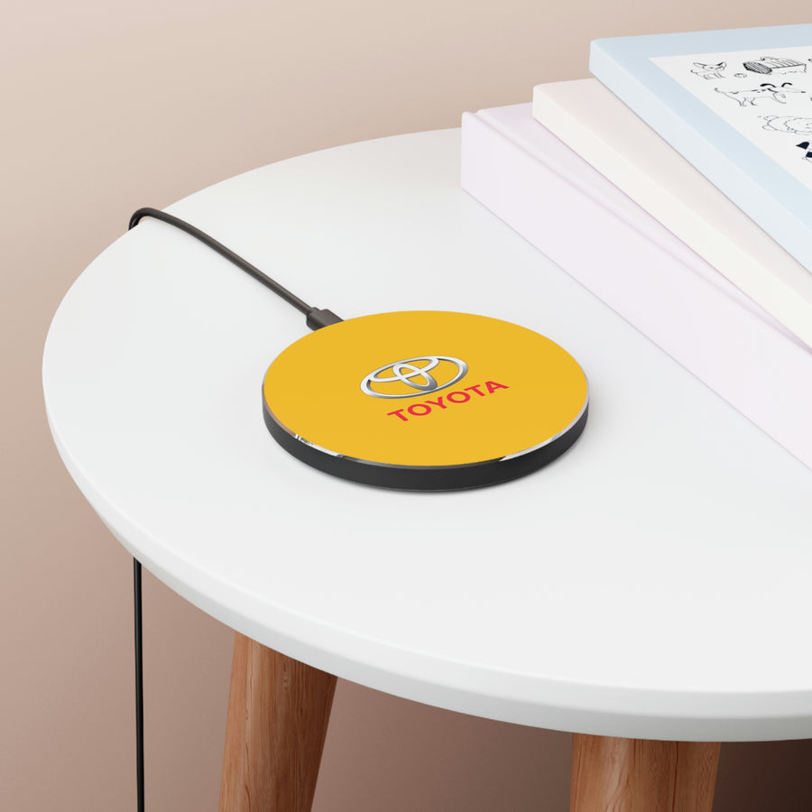 Yellow Toyota Wireless Charger™