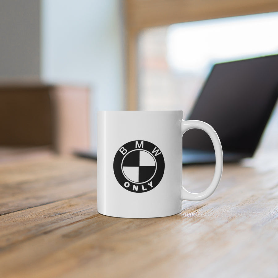 Tasse blanche BMW