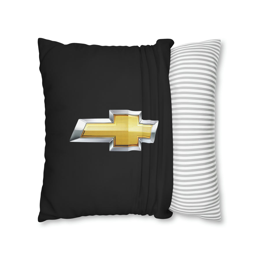 Black Chevrolet Spun Polyester pillowcase™