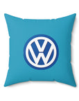 Turquoise Volkswagen Spun Polyester Square Pillow™