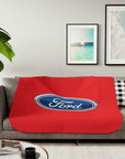 Red Ford Sherpa Blanket™