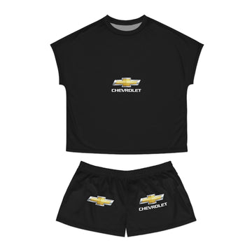 Women's Black Chevrolet Short Pajama Set™