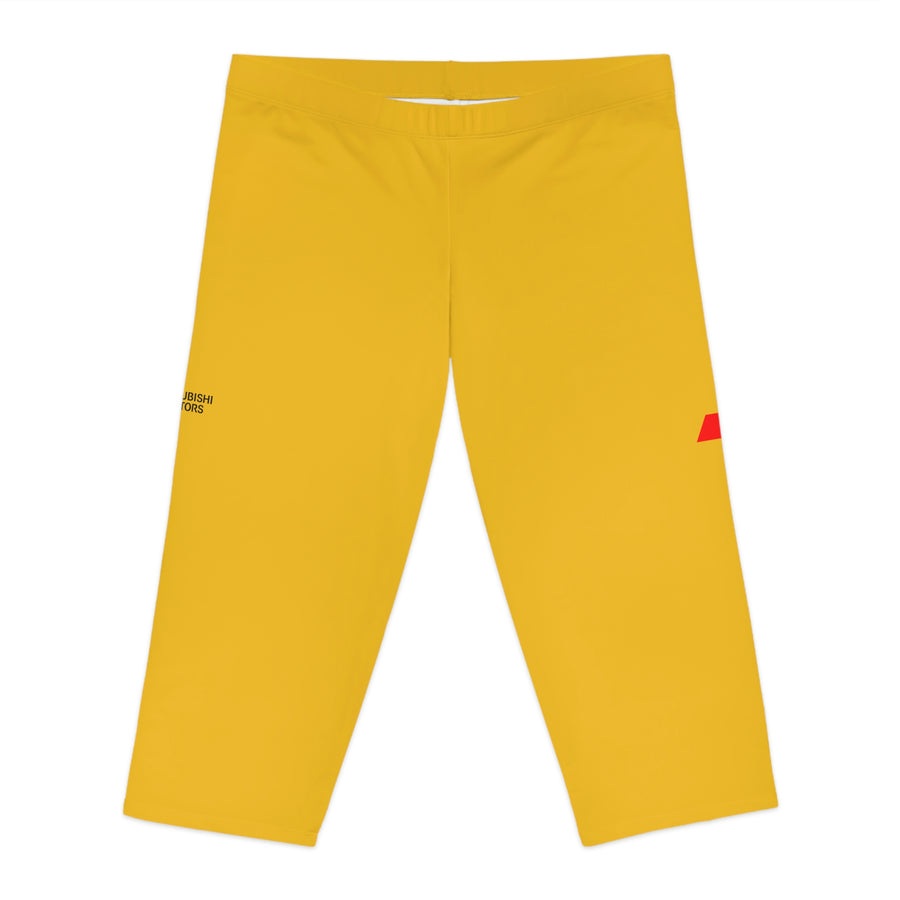 Women's Yellow Mitsubishi Capri Leggings™